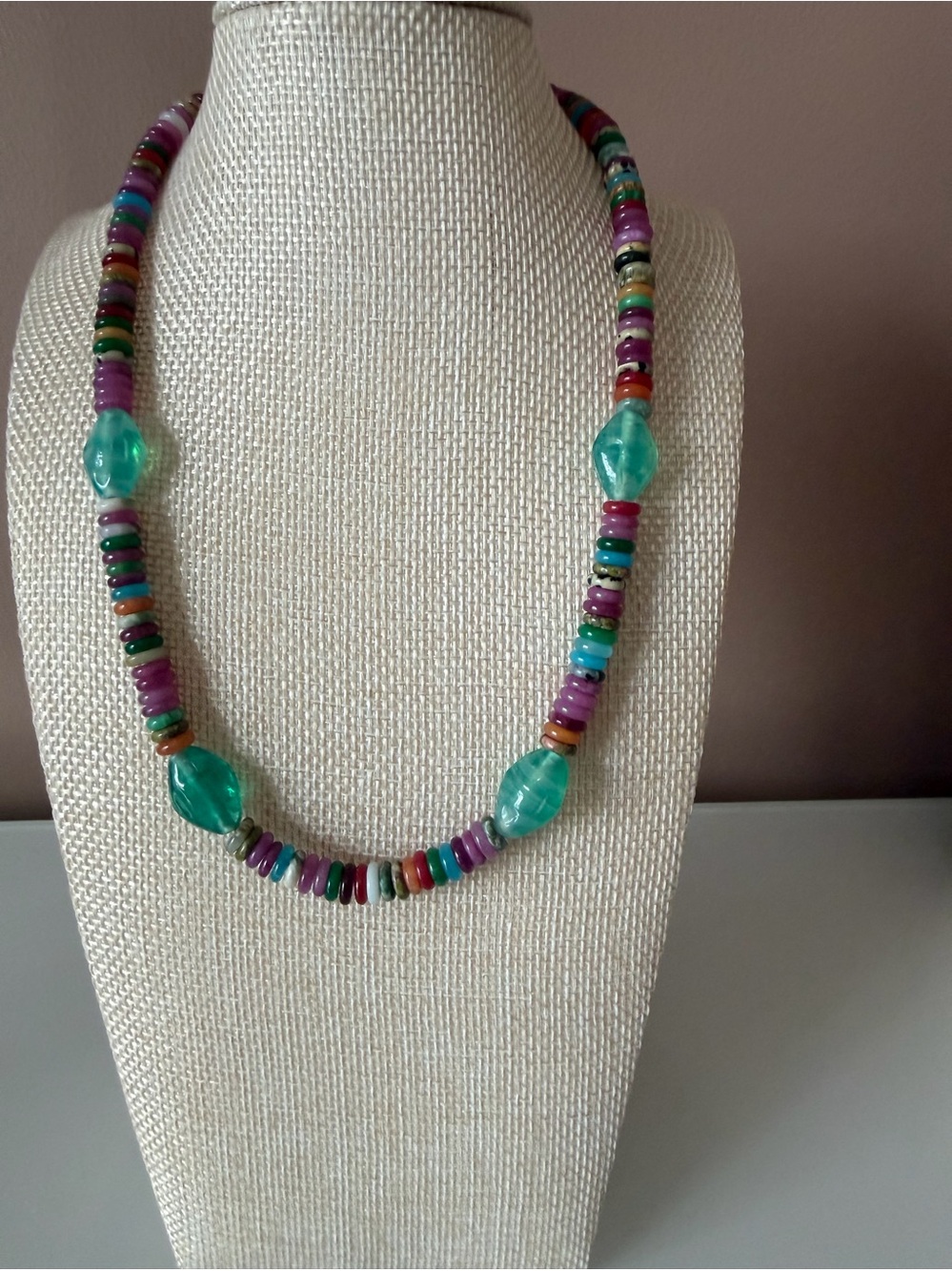 Mixed Gemstones Necklace